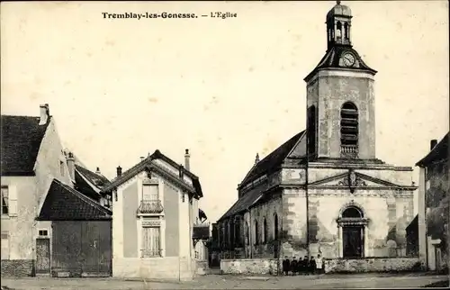 Ak Tremblay les Gonesse Seine Saint Denis, L'Eglise