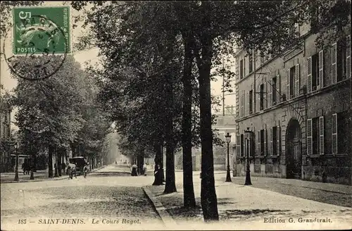 Ak Saint Denis Seine Saint Denis, Les Cours Ragot