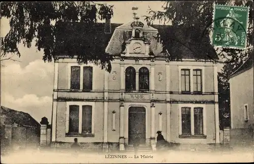 Ak Lezinnes Yonne, La Mairie