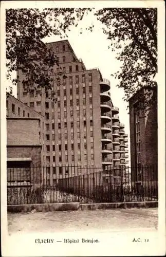 Ak Clichy Hauts de Seine, Hopital Beaujon