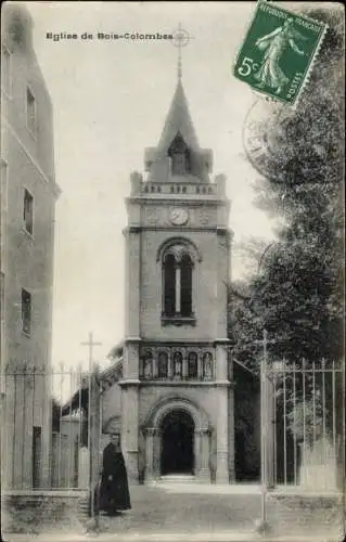 Ak Bois Colombes Hauts de Seine, Eglise