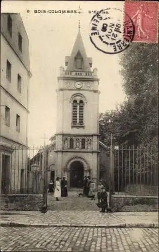 Ak Bois Colombes Hauts de Seine, L ´Eglise