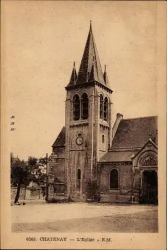 Ak Chatenay Hauts-de-Seine, L´Eglise