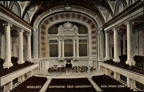 Ak New Haven Connecticut USA, Woolsey Auditorium Yale University