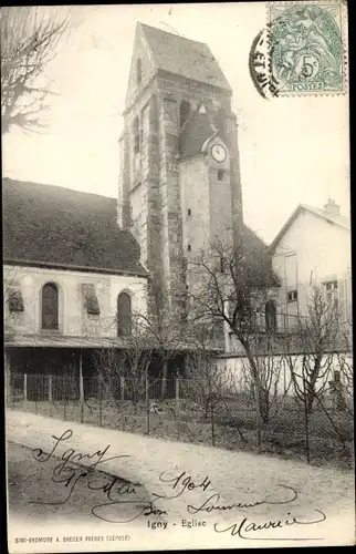 Ak Igny Essonne, L´Église