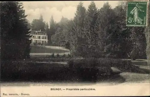 Ak Brunoy Essonne, Propriété Particulière