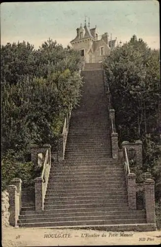 Ak Houlgate Calvados, Escalier du Petit Manoir