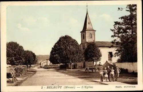 Ak Belrupt Meuse, L'Eglise