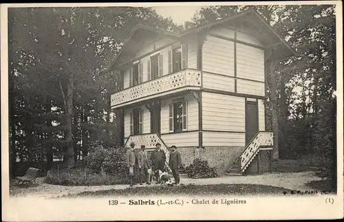 Ak Salbris Loir et Cher, Chalet de Lignieres