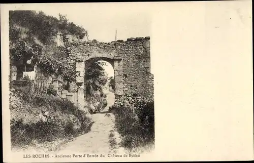 Ak Montoire Loir et Cher, Les Roches, Ancienne Porte d'Entree du Chateau de Budan