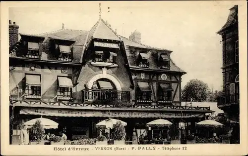 Ak Vernon Eure, Hotel d'Evreux