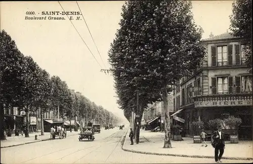 Ak Saint Denis Seine Saint Denis, Boulevard Ornano