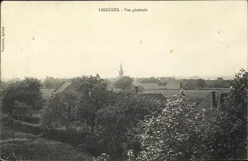 Ak Ligneres Yonne, Vue generale