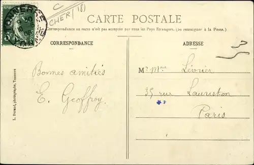 Ak Ligneres Yonne, Vue generale