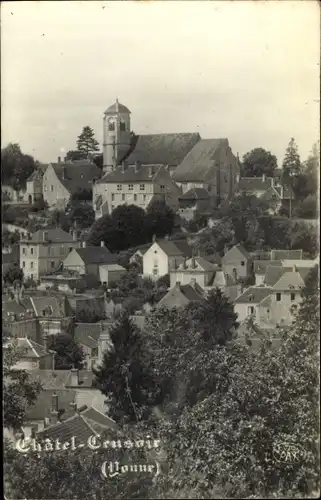 Ak Châtel Censoir Yonne, Panorama