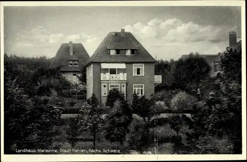 Ak Stadt Wehlen an der Elbe Sachsen, Landhaus Marianne