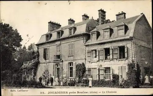 Ak Jouaignes Aisne, Le Chateau