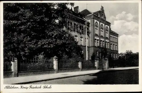 Ak Altdöbern in der Niederlausitz, König Friedrich Schule