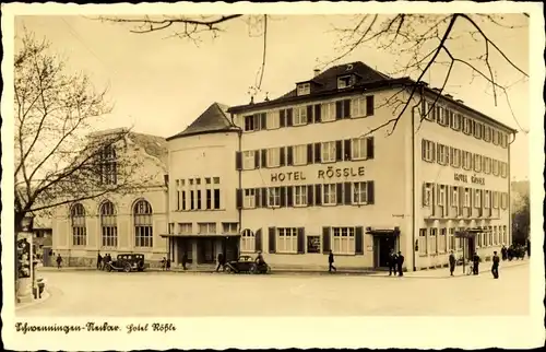 Ak Villingen Schwenningen im Schwarzwald, Hotel Rössle