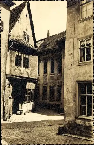 Ak Jena in Thüringen, Altes Haus in der Schlossgasse