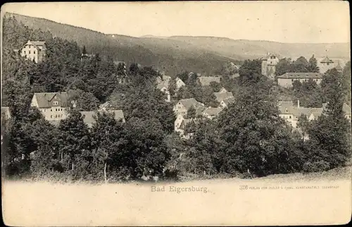 Ak Elgersburg in Thüringen, Teilansicht