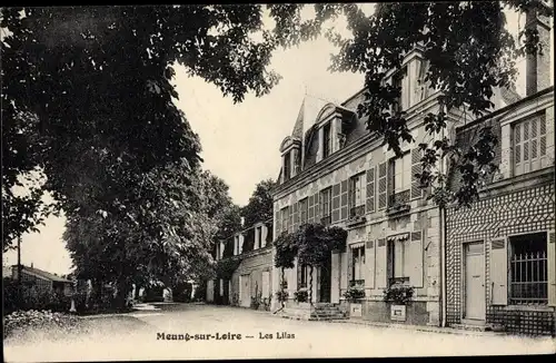 Ak Meung sur Loire Loiret, Les Lilas
