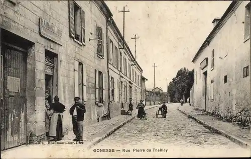 Ak Gonesse Val d’Oise, Rue Pierre du Theilley