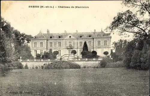 Ak Denée Maine et Loire, Chateau de Mantelon