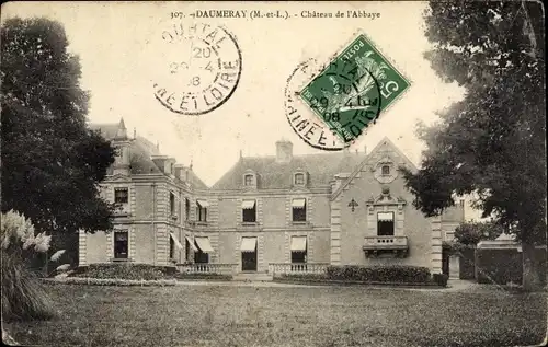 Ak Daumeray Main et Loire, Chateau de l'Abbaye