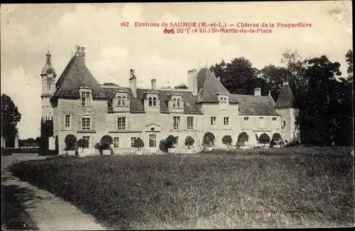 Ak Saumur Maine et Loire, Chateau de la Poupardiere