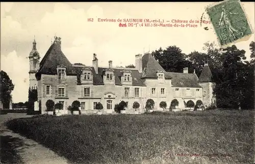 Ak Saumur Maine et Loire, Chateau de la Poupardiere