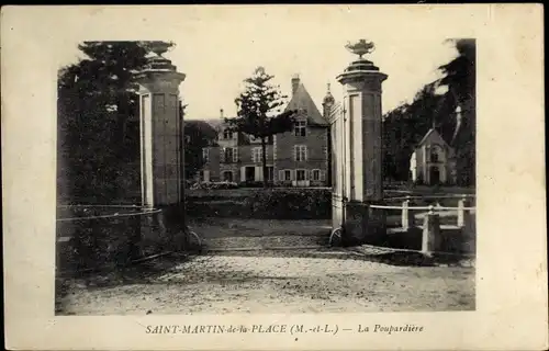 Ak Saint Martin de la Place Maine et Loire, La Poupardiere