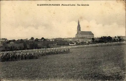 Ak St Quentin en Mauges, Vue Generale