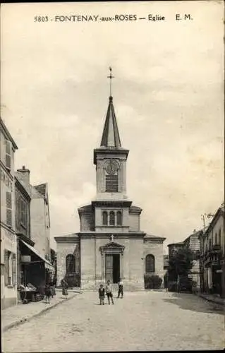 Ak Fontenay aux Roses Hauts de Seine, Eglise