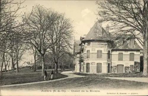 Ak Juziers Yvelines, Chalet de la Riviere