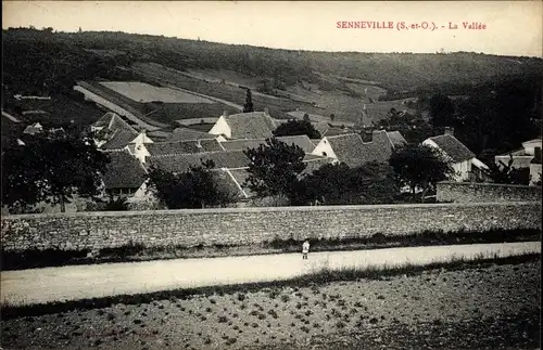 Ak Senneville Yvelines, La Vallee