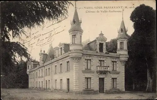 Ak Nueil sous Passavant Maine-et-Loire, Château de Vallée Rochereau