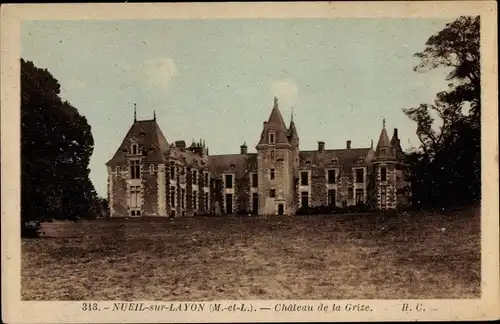 Ak Nueil sur Layon Maine et Loire, Château de la Grize