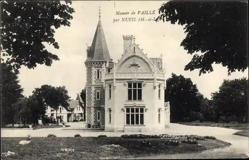 Ak Nueil sur Layon Maine et Loire, Manoir de Vaillé
