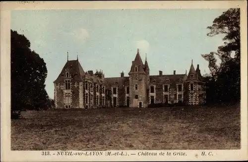 Ak Nueil sur Layon Maine et Loire, Château de la Grise