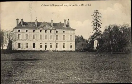 Ak Segré Maine et Loire, Château de Noyant la Gravoyère