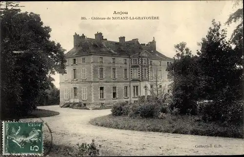 Ak Segré Maine et Loire, Château de Noyant la Gravoyère