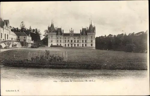 Ak Sceaux d’Anjou Maine et Loire, Château de Chanzeaux