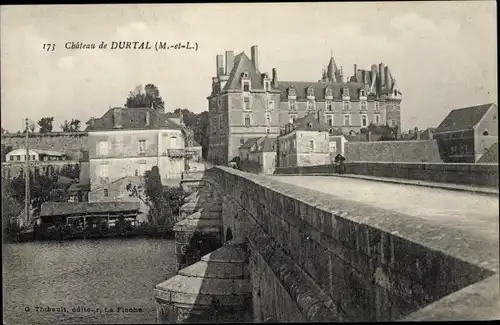 Ak Durtal Maine et Loire, Le Château