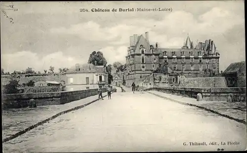 Ak Durtal Maine et Loire, Le Château