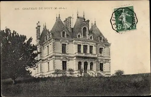 Ak Gouy Maine-et-Loire, Château