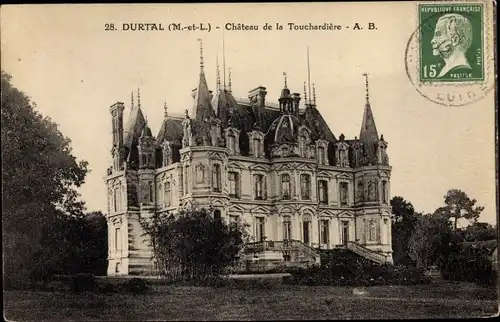 Ak Durtal Maine et Loire, Château de la Touchardière