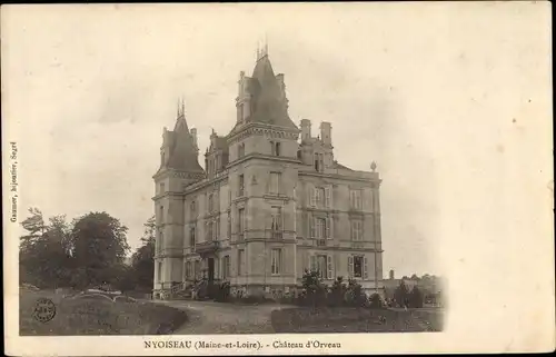 Ak Nyoiseau Maine et Loire, Le Château d´Orveau