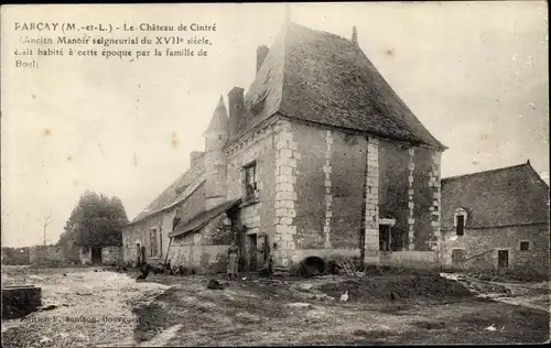 Ak Parçay les Pins Maine et Loire, Le Château de Cintré