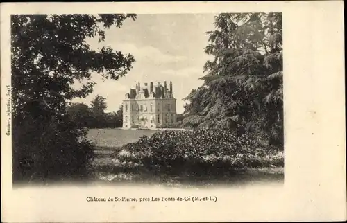 Ak Les Ponts de Cé Maine et Loire, Château de Saint Pierre